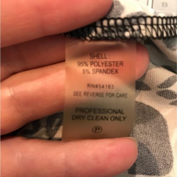 Calvin Klein Cheetah Print Cowl Neck Tank Top Medium - Picture 4 of 7